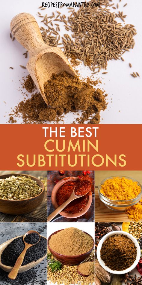 You will love these 12 substitutes for cumin! Cumin is a versatile spice that is used in many different recipes, so it's important to know what to use as a replacement. And most of these easy substitutes are readily available in your pantry or at your local grocery store. If you don’t have cumin on hand or simply want to experiment with new flavors, this list will help you choose the best cumin substitute for your needs. Click through to get these awesome cumin substitutes!! #cuminsubstitutes Substitute For Cumin, Cumin Substitute, Cumin Benefits, Cumin Recipes, Homemade Mixes, Baking Substitutes, Nigella Seeds, Chili Seasoning, Local Grocery Store