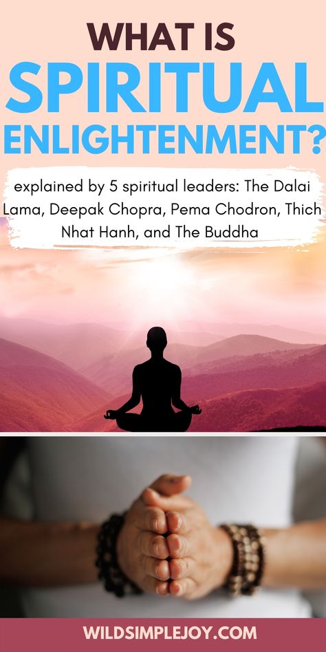 Read these spiritual enlightenment quotes wisdom from 5 spiritual leaders: the Dalai Lama, Deepak Chopra, Pema Chodron, Thich Nhat Hanh, and the Buddha. They answer the question "What is spiritual enlightenment?" and "How do I become enlightened?" So if you are working on spiritual development, read these spiritual enlightenment quotes about spiritual enlightenment inner peace. Find inner peace with spiritual enlightenment. Wild Simple Joy. Spiritual Enlightenment Quotes, 2024 Spiritual, Magician Archetype, Enlightenment Quotes, What Is Spirituality, Healing Techniques, Intuitive Empath, Inspirational Life Lessons, Pema Chodron