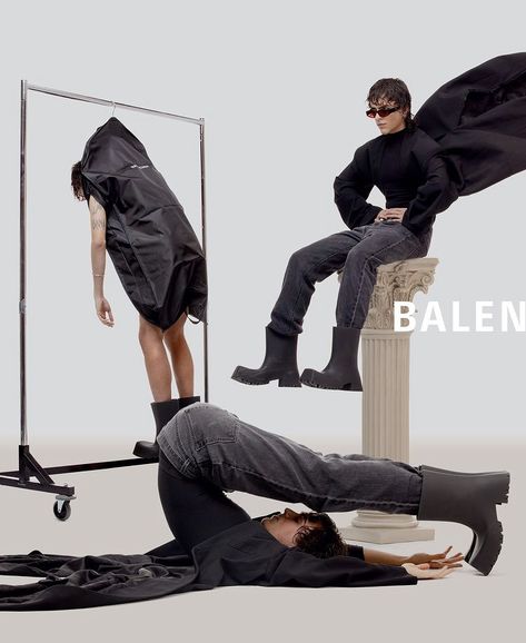 Balenciaga Aesthetic, Demna Gvasalia, Male Models Poses, 3d Fashion, Killing Me, Brand Campaign, Fashion Photography Inspiration, Model Look, 영감을 주는 캐릭터