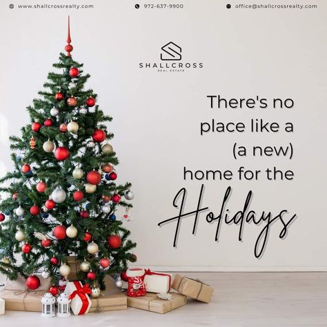 Real Estate Christmas Post, Realtor Christmas Marketing, Real Estate Christmas Marketing, Christmas Real Estate, Realtor Posts, Real Estate Marketing Flyers, New Home For The Holidays, Marketing Humor, Realtor Instagram