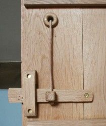 Solid Oak Toggle Latch Set Wooden Lock, Hidden Closet, Wooden Hinges, Solid Oak Doors, Wood Hinges, Stylish Doors, Classic Doors, Wooden Gates, Wooden Door Hangers