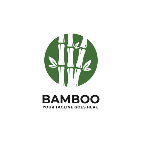 Bamboo Logo Design Ideas, Bamboo Logo Design, Bamboo Illustration, Bamboo Logo, Walk Logo, Bamboo Blonde, 2023 Logo, Coffee Shop Logo Design, Chinese Logo