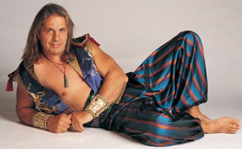 Bret Hart (Aladdin) The Musical 2004 Hitman Hart, Bret Hart, Wwe Wrestlers, Best Husband, Pro Wrestling, Aladdin, Wwe, Rap, Musical