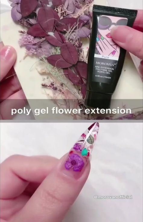 Poly Gel Nails Tutorial, Morovan Poly Gel, Gel Nails Tutorial, Poly Gel Nails, Gel Nail Tutorial, Nails Tutorial, Poly Gel, Gel Extensions, Nail Extensions