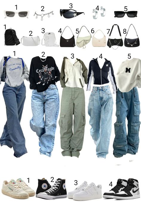 outfit ideas for spring and summer Baggie Pants Outfit, Outfit Inspirations Y2k, Outfits With Cargo Jeans, What To Wear To School In Winter, Teenager Outfits Girls Style, Pick Me Girl Outfit, Cute Baggy Clothes, Acubi Style Outfits Winter, Clothes Ideas For Teenagers