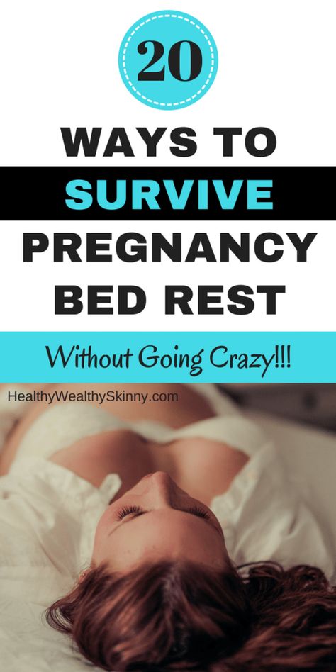 Pregnancy Bed Rest | Bed Rest isn't fun but you can survive. Learn 20 life-saving ways to survive pregnancy bed rest. Without losing your mind! #pregnancybedrest Bed Rest Meals, Bedrest Activities, Bed Rest Care Package, Bed Rest Activities, Bed Rest Pregnancy, Get Productive, Healthy Wealthy, High Risk Pregnancy, Beautiful Pregnancy