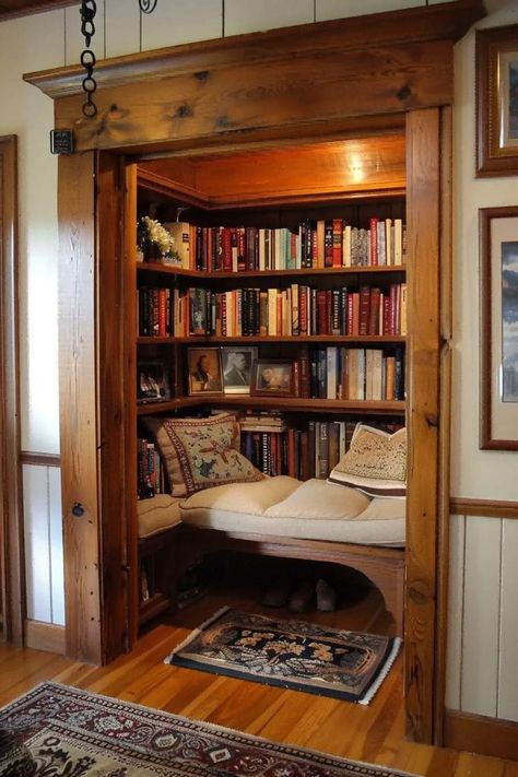 Secret Reading Nook, Library Rooms, All About Books, Reading Nook Ideas, Cozy Nooks, Cozy Places, Public Libraries, Fantasy Rooms, Nook Ideas