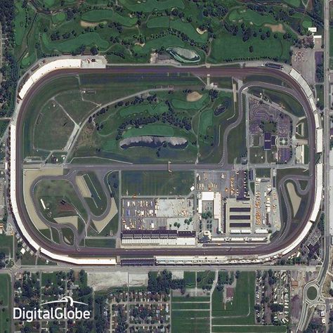 Image of Indy 500 from space goes viral Circle City, Indy Car Racing, Race Tracks, Classic Race Cars, Indycar Series, Indianapolis Motor Speedway, Racing Circuit, Indianapolis 500, Indy 500