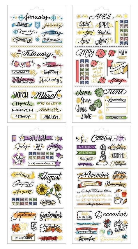 Planner Stickers - Creative Journaling Monthly II Sticker #sticker Stickers #stickers freesticker #freesticker freestickers #freestickers free download sticker #freedownloadsticker 9.63 Journal Text Ideas, Planner Decorating Ideas, Planner Setup Ideas, Monthly Planner Ideas, Month Journal, Organized Planner, How To Bullet Journal, Journaling Stickers, Bullet Journal Ideas Templates