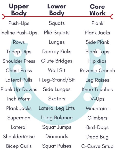 Exercises – Equestrian Digest Equestrian Diet Plan, Exercise For Equestrians, Equestrian Gym Workout, Equestrian Workout Plan, Horse Exercises Western, Equestrian Workouts At Home, Barrel Racer Workout, Barrel Racing Workout, Horse Riding Exercises