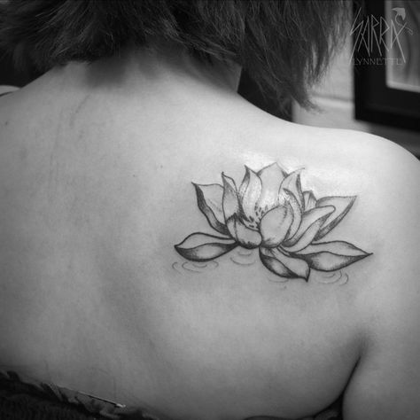 Lotus Black And White Tattoo, Lotus Flower Tattoo Black, Realistic Lotus Flower Tattoo, White Lotus Flower Tattoo, Black And White Lotus Flower, Lotus Blossom Tattoos, Unique Arm Tattoos, Blue Lotus Tattoo, Flower Tattoo Black