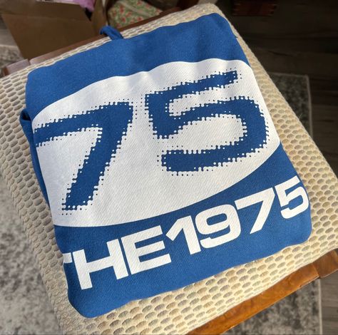 The 1975 Merch, Hoodie Merch, Voynich Manuscript, Shirt Design Inspiration, The 1975, Blue Hoodie, I Fall In Love, Shirt Design, Shirt Designs