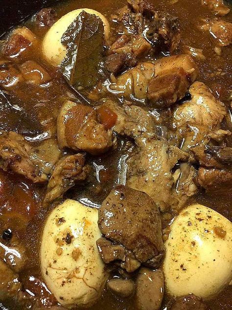 You searched for Chicken pork Adobo - Mama's Guide Recipes Pork Liver Recipe, Organ Recipes, Pork Adobo Recipe, Pinoy Dishes, Liver Pate Recipe, Gizzards Recipe, Chicken Liver Recipes, Pork Adobo, Liver And Onions