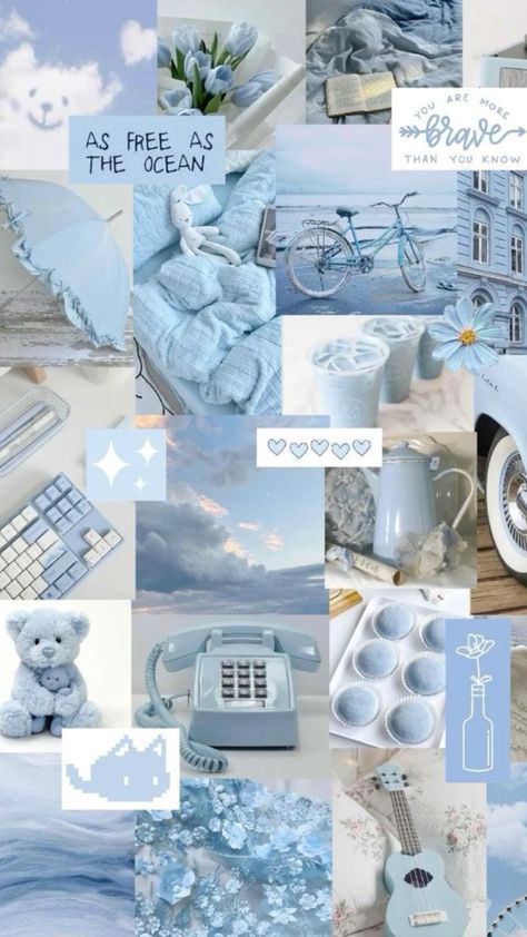 Light blue 🩵 #lightblue #coastalgrandmother #blueaesthetic Light Blue Asthetics, Blue Pink Aesthetic, New Room Aesthetic, Widget Covers, Blue Vibe, Collage Wallpapers, Light Blue Wallpaper, Wallpaper Hd Nature, Blue Core