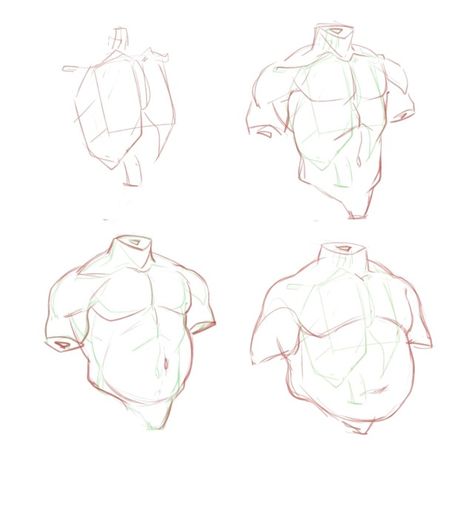 Beefy Male Body Reference, Pose Reference Torso Up, Cubby Male Reference, Belly Art Reference, Climbing Tree Pose, Bust Art Reference, Plus Size Drawing Reference Poses Male, How To Draw Chubby Men, How To Draw Masculine Bodies