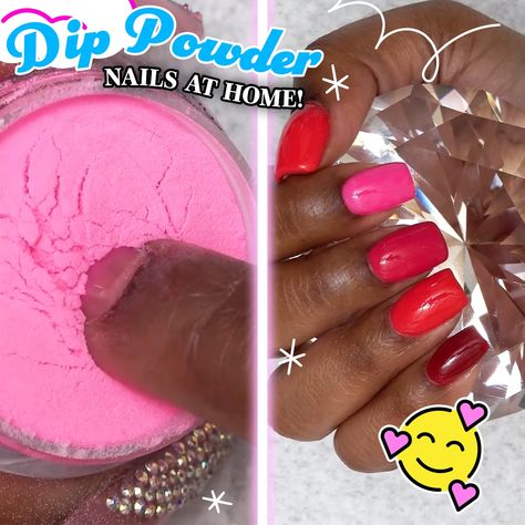 Dip Powder Nails Beginner, Dip Nails Diy, At Home Dip Powder Nails Tips, Diy Dip Powder Nails At Home, Diy Dip Nails, At Home Dip Powder Nails Kit, Remove Dip Powder Nails At Home, Removing Powder Dip Nails At Home, Nail Time