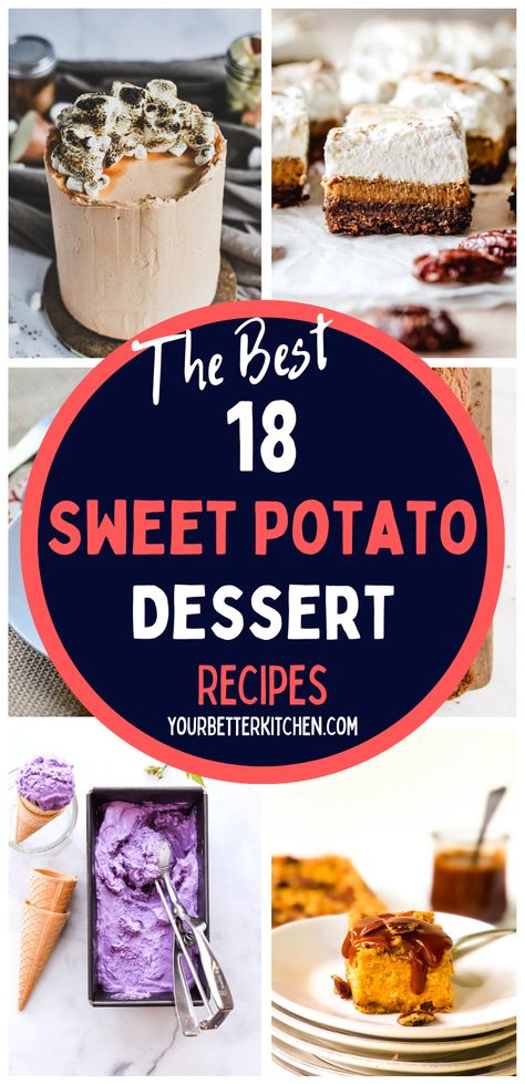 Potato Dessert Recipes, Potato Desserts, Sweet Potato Desserts, Cuisinart Ice Cream Maker Recipes, Sweet Potato Dessert Recipes, Lemon Ice Cream Recipe, Traditional Holiday Desserts, Sweet Potato Dessert, Sweet Potato Cookies