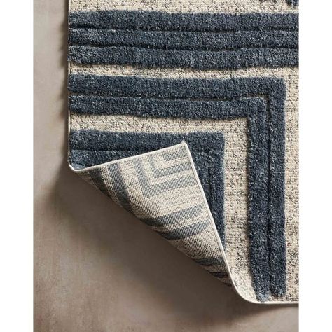 Alexander Home Vail Mid-century Modern Geometric Square Area Rug - Bed Bath & Beyond - 31663956 Blue And White Rug, White Runners, Halo Collection, Square Area Rugs, Loloi Rugs, Artisan Rugs, Tone On Tone, Nebraska Furniture Mart, White Area Rug