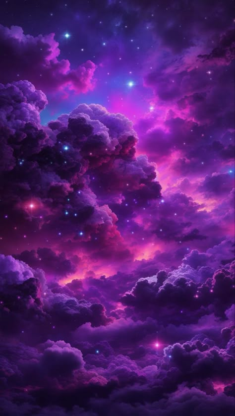 Space Aesthetic Planets, Full Purple Wallpaper, Purple Space, Purple Galaxy Wallpaper, Aesthetic Galaxy, Space Phone Wallpaper, Galaxy Background, Dreamy Artwork, Cloud Wallpaper