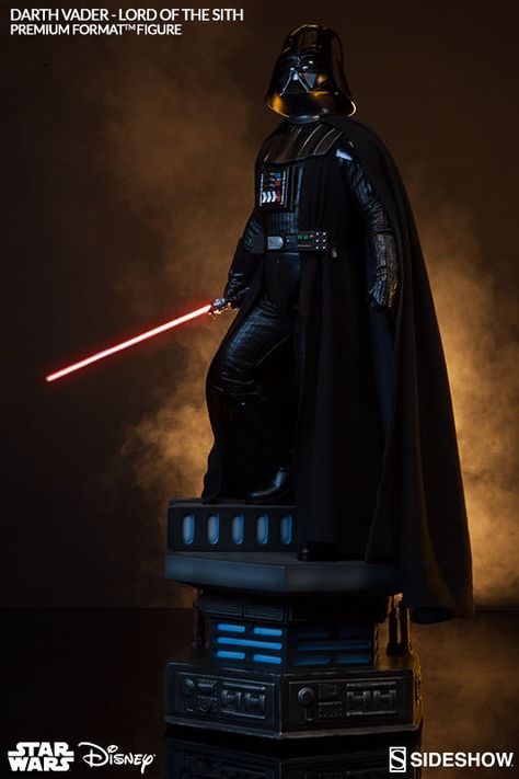 Sideshow Darth Vader Premium Format Figure 002 Darth Vader Statue, Finn Star Wars, Dark Lord Of The Sith, Military Action Figures, Dark Vador, Star Wars Models, The Sith, Sith Lord, Star Wars Figures