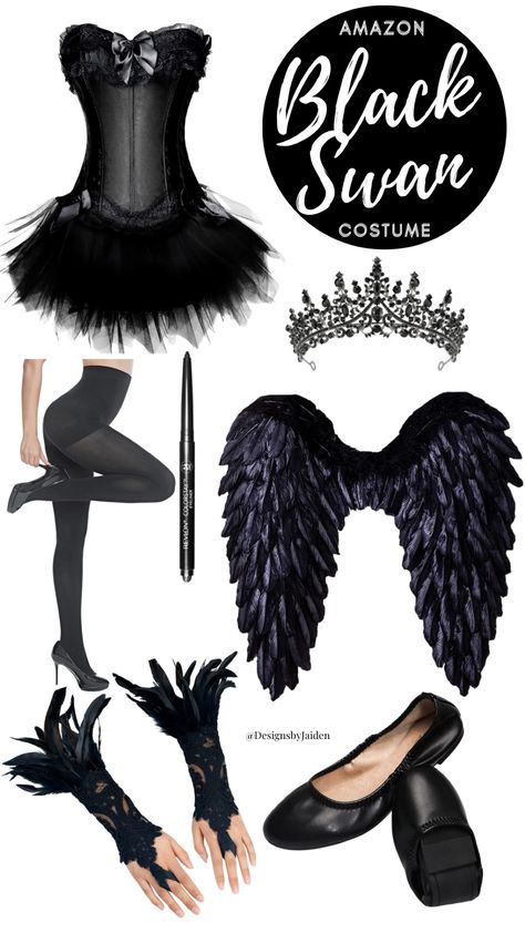 Basic Halloween Costumes, Best Friend Costumes, Black Halloween Costumes, Black Swan Costume, Hot Costume, Friend Costumes, Ballerina Outfit, Ballerina Costume, Duo Costumes