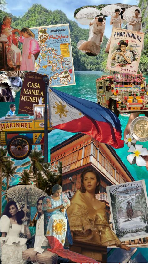 Philippines Laptop Wallpaper, Filipino Aesthetic Background, Philippines Aesthetic Wallpaper, Philippine Background, Old Philippines Aesthetic, Philippines Aesthetic Vintage, Harana Filipino, Philippines Collage, Filipino Wallpaper