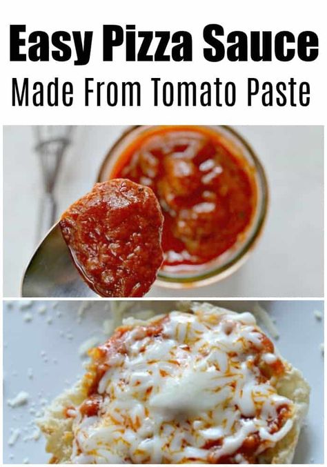 Tomato Paste Dipping Sauce, How To Make Pizza Sauce From Tomato Paste, What To Do With Tomato Paste, Pizza Sauce Recipe With Tomato Paste, Tomatoe Paste Pizza Sauce, Pizza Sauce Tomato Paste, Tomato Paste Uses Recipes, Homemade Pizza Sauce With Tomato Paste, Pizza Sauce Using Tomato Paste