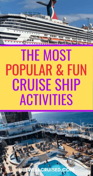 Going on a cruise and wondering what there is to do on a cruise ship? This list of cruise ship activities features the most fun and popular things to do on a cruise vacation! Cruise Activities, Going On A Cruise, Cruise Packing Tips, Be Adventurous, Cruise Planning, How To Book A Cruise, Trying Something New, Norwegian Cruise Line, Cruise Destinations