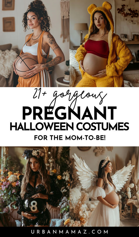 21+ Best Pregnant Halloween Costume Ideas Fall Pregnant Fashion, Best Pregnancy Halloween Costumes, Pregnant Custome Halloween, Maternity Halloween, Maternity Costume, Maternity Costumes Halloween, Pregnant Movie Characters, Costume Ideas For Pregnant Women, Halloween Costume Pregnant