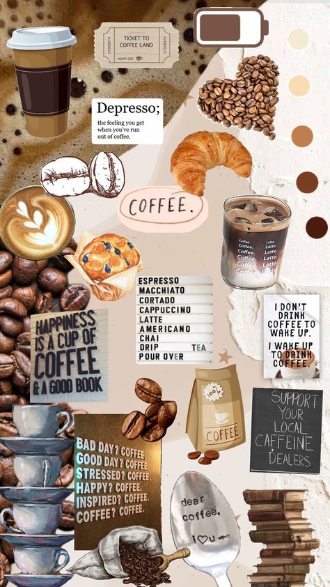 #coffee #coffeelover #coffeeobsession #coffeecollage #coffeeaddict Good Day Coffee, Starbucks Wallpaper, Cake Wallpaper, Map Compass, Iphone Wallpaper Classy, Instagram Collage, Happy Coffee, Coffee Obsession, Simple Phone Wallpapers