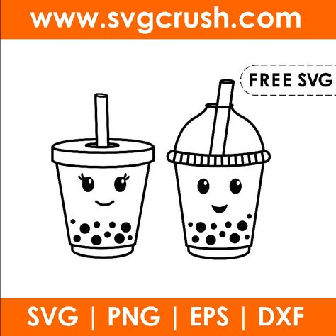 Free bubble tea svg Tea Svg Free, Boba Party, Tea Svg, Birth Announcement Design, Announcement Design, Preschool Art Projects, Cricut Svgs, Glow Forge, Cricut Svg Files Free