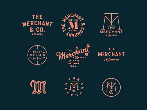 Merchant by Jacob Boyles #Design Popular #Dribbble #shots Logos Photography, Logos Vintage, Inspiration Logo Design, Co Logo, Logos Ideas, Blog Logo, Vintage Logo Design, Logo Vintage, Badge Logo