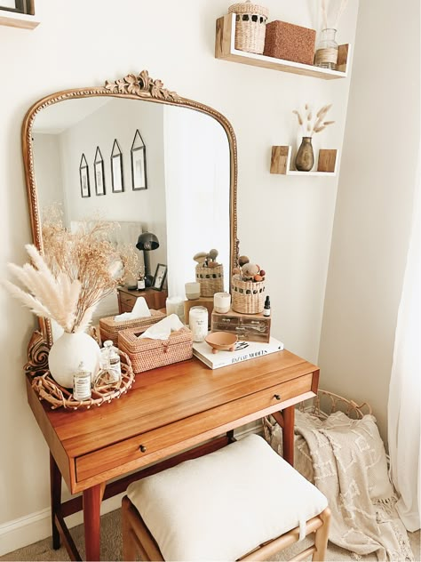 Shop Fdit Brown Rattan/Cane/Woven … and other curated products on LTK, the easiest way to shop everything from your favorite influencers. Mid Century Mini Desk, Anthropologie Decor, Rattan Cane, Mini Desk, Creative Bedroom, Vanity Room, Glam Room, Bedroom Vanity, Vanity Decor