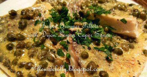 Wine Sauce Recipes, Grouper Fish Recipes, Baked Grouper, 21 Day Fix Dinner Recipes, Baked Snapper, Grilled Grouper, Grouper Recipes, Grouper Fillet, White Wine Sauce Recipes