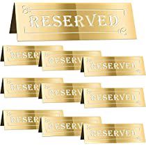 Check this out! Reserved Wedding Signs, Reserved Table Signs, Hotel Signage, Book Restaurant, Signs For Wedding, Reserved Seating, Outdoor Birthday, Table Tents, Name Place Cards