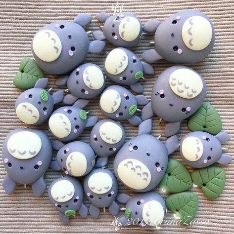 Fimo Kawaii, Clay Idea, Clay Crafts For Kids, Clay Rings, Polymer Clay Kawaii, Fimo Polymer Clay, Tanah Liat, Polymer Clay Diy, Polymer Clay Animals