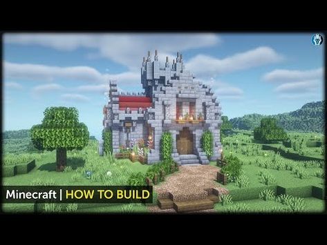 Minecraft Fantasy Cleric's House Tutorial | Villager Houses - YouTube Minecraft Cleric, Minecraft Cleric House, House Tutorial, Minecraft Buildings, How To Build, Minecraft, I Hope, Building