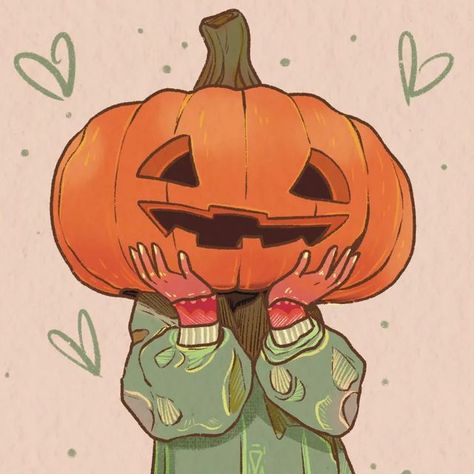 Pumpkin Person Art, Pumpkin Head Illustration, Pumpkin People Drawings, Halloween Drawings Cute, Pumpkin Head Drawing, Pumpkin Oc, Pumpkin Head Art, Pumpkin Pie Art, Character Art Ideas