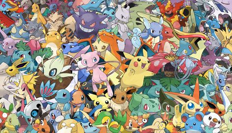 Pokemon Collage - by Paul Arnold Pokémon Collage, Pokemon Wallpaper Hd 4k, Pokemon Collage, First Gen Pokemon, Dinosaur Art Projects, Pokemon Original, 150 Pokemon, 151 Pokemon, Pokemon Painting