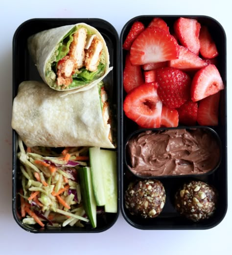 3 More Healthy Bento Box Lunches - Liv B. Vegan Bento, Different Types Of Food, Vegan Pesto, Recipes For, Makanan Diet, Lunch Box Ideas, Think Food, School Lunches, Chia Pudding