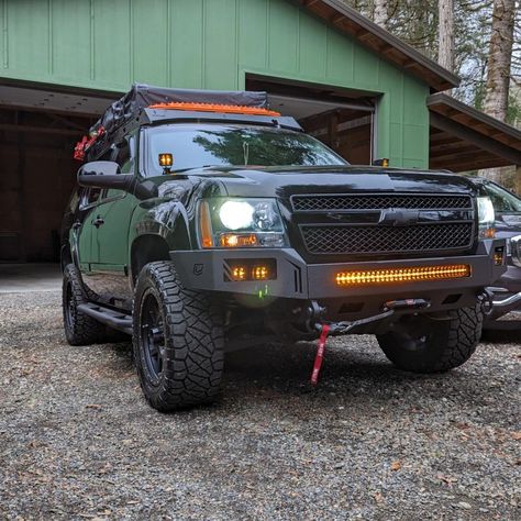 Chevy Tahoe Overland, Overland Tahoe, Overland Suburban, Overland Roof Rack, Chevy Tahoe Z71, Tahoe Z71, Family Suv, Chevy Girl, Adventure Family