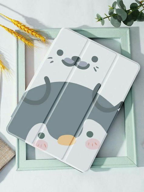 I Pad Cases Ipad, Cute Ipad Cases 10th Generation, Ipad Cases Cute, Cute Samsung Phone Cases, Casing Ipad, Ipad Case Ideas, Cartoon Penguin, Ipad Essentials, Cute Ipad Cases