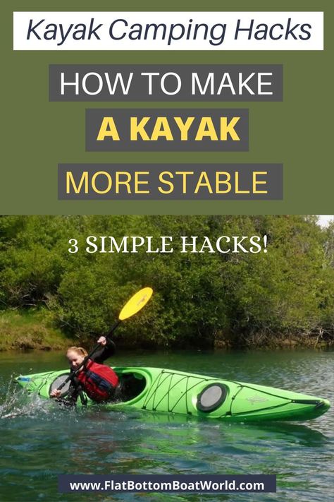 Kayak Design Ideas, Kayak Camping Hacks, Kayak Stabilizer Diy, Kayak Accessories Diy, Kayak Hacks Diy, Kayak Snacks, Kayak Hacks, Extreme Kayaking, Kayaking Essentials