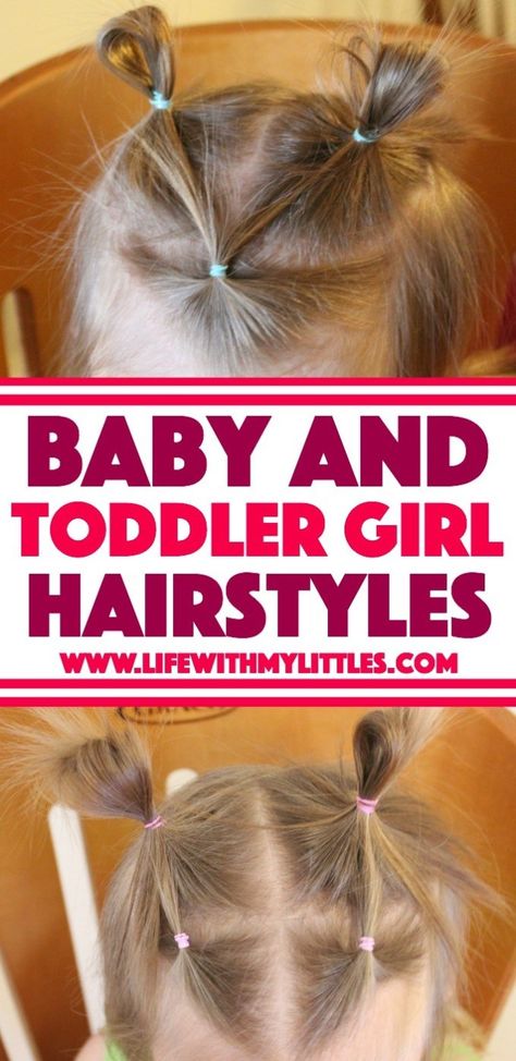 Toddler Girl Hairstyles, Easy Toddler Hairstyles, Cute Toddler Hairstyles, Easy Little Girl Hairstyles, Girl Hair Dos, Girls Hairstyles Easy, Toddler Hairstyles, Toddler Hairstyles Girl, Going Out Hairstyles