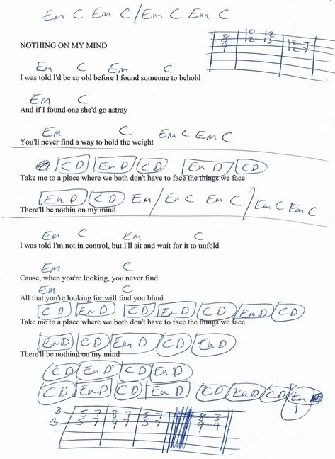 Nothin on My Mind (Astronomyy) Guitar Chord Chart Guitar Chord Chart, On My Mind, Guitar Chords, Guitar Lessons, My Mind, Astronomy, Sheet Music, Guitar, Mindfulness