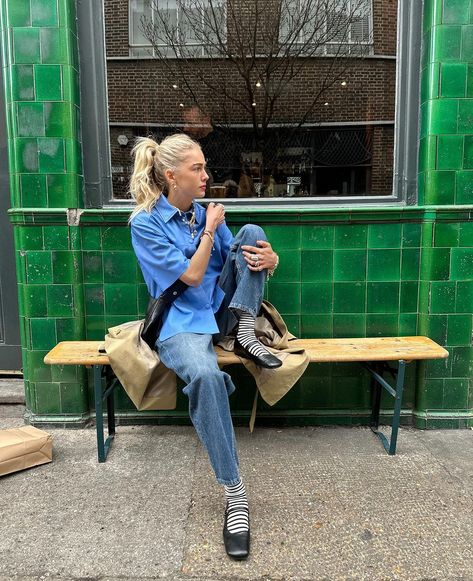 Grace Murphy | Poor guy in the window did not consent to this | Instagram Spain Street Fashion, Madrid Street Style, Girly Tomboy, Aesthetic Ropa, Madrid Outfits, Styling Clothes, Moda Outfit, Clothing Outfits, Clothes Outfit