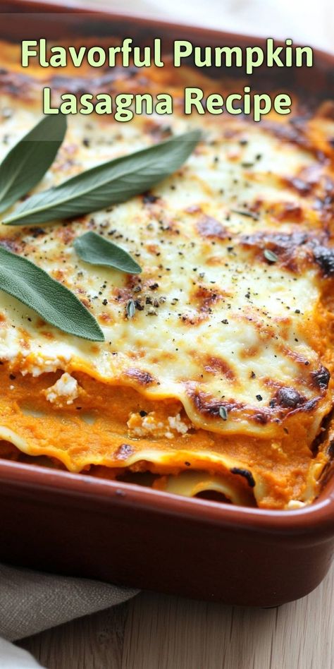 Dive into the comforting layers of my Flavorful Pumpkin Lasagna! This delicious dish combines creamy pumpkin, savory herbs, and gooey cheese for a cozy meal that’s perfect for fall. Not only is it a feast for the eyes, but it’s also bursting with flavor that will warm your heart. Perfect for family gatherings or a cozy night in, this lasagna is a delightful twist on a classic. Try it and let your taste buds dance! Homemade Banana Pudding Recipe, Pumpkin Lasagna, Fall Dinners, Grilled Halibut, Frozen Pumpkin, Tuna Salad Recipe, Savory Herb, Classic Italian Dishes, Noodle Soup Recipes