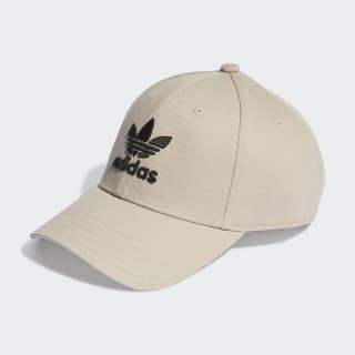 adidas TREFOIL BASEBALL CAP - Beige | adidas UK Adidas Beige, Cool Adidas Shoes, Cross Country Spikes, Beige Cap, Track And Field Spikes, Beige Adidas, Boys Running Shoes, Running Clothes Women, Adidas Original