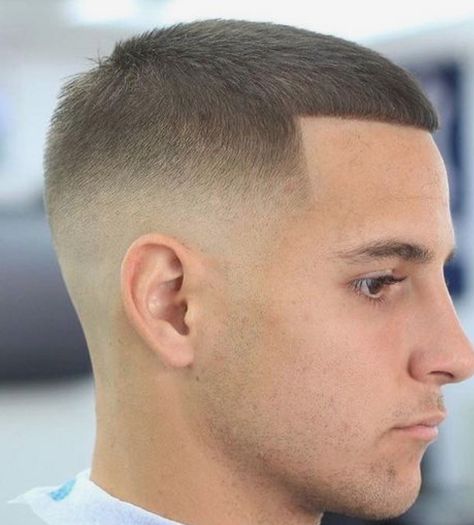 Marine Haircut, Army Haircut, Military Hair, High And Tight Haircut, French Crop, Buzz Cut Hairstyles, Military Haircut, Mens Fade, Faded Hair