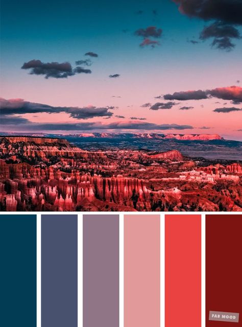 Evening Color Palette, Landscape Color Palette, Indigo Color Palette, Indigo Palette, Fab Mood, Evening Landscape, Teal Color Palette, Movie Color Palette, Palettes Color